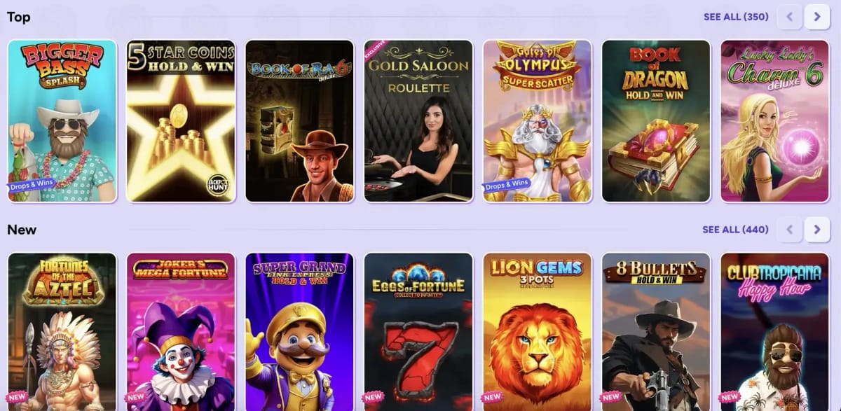 Bonus e giochi Spinbara Casinò Online